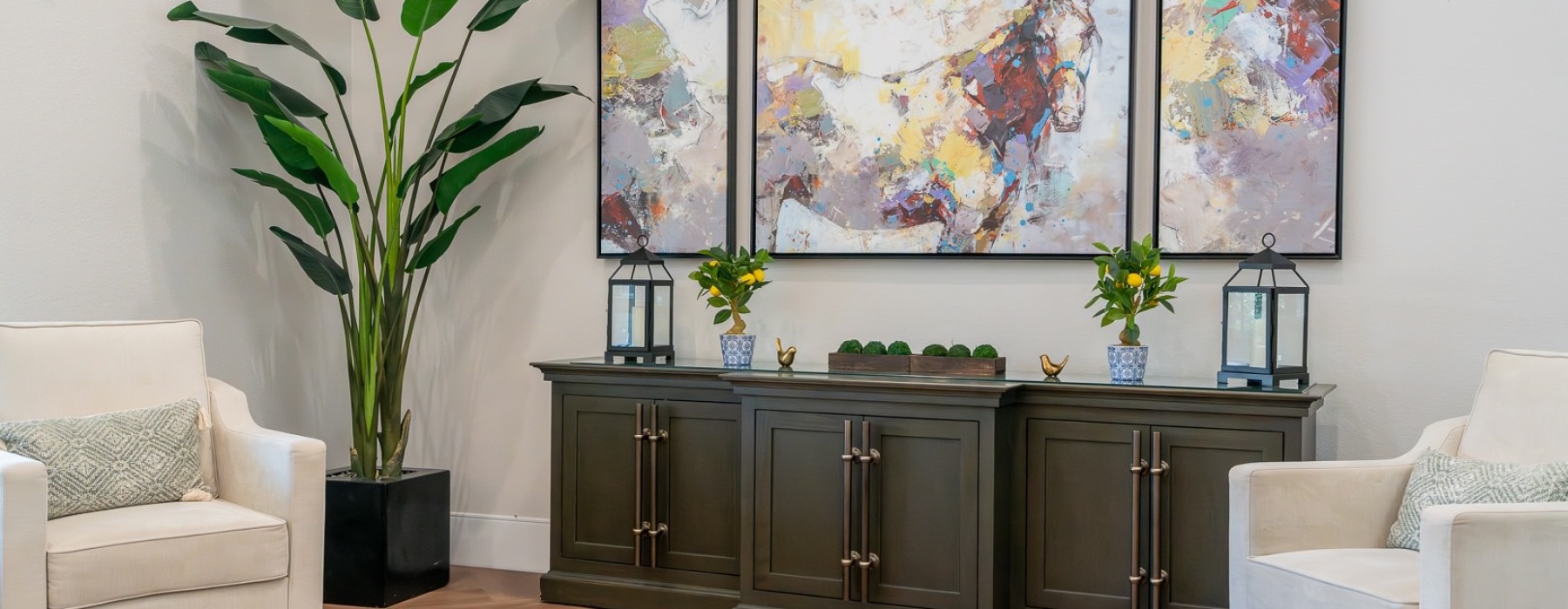 seating area with chairs and coffee table
